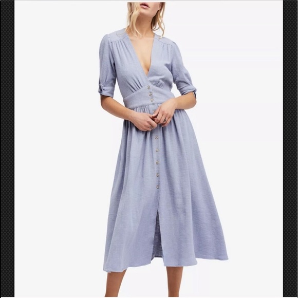 Free People Dresses & Skirts - Free people button up/down maxi dress